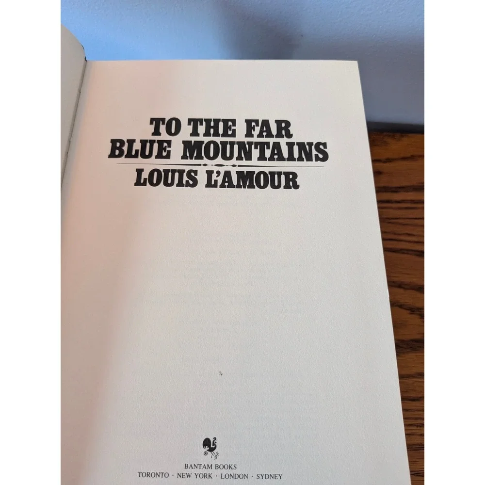 Louis L'amour Leatherette Hardcover Book Set 4 Titles Bantam Collection Brown